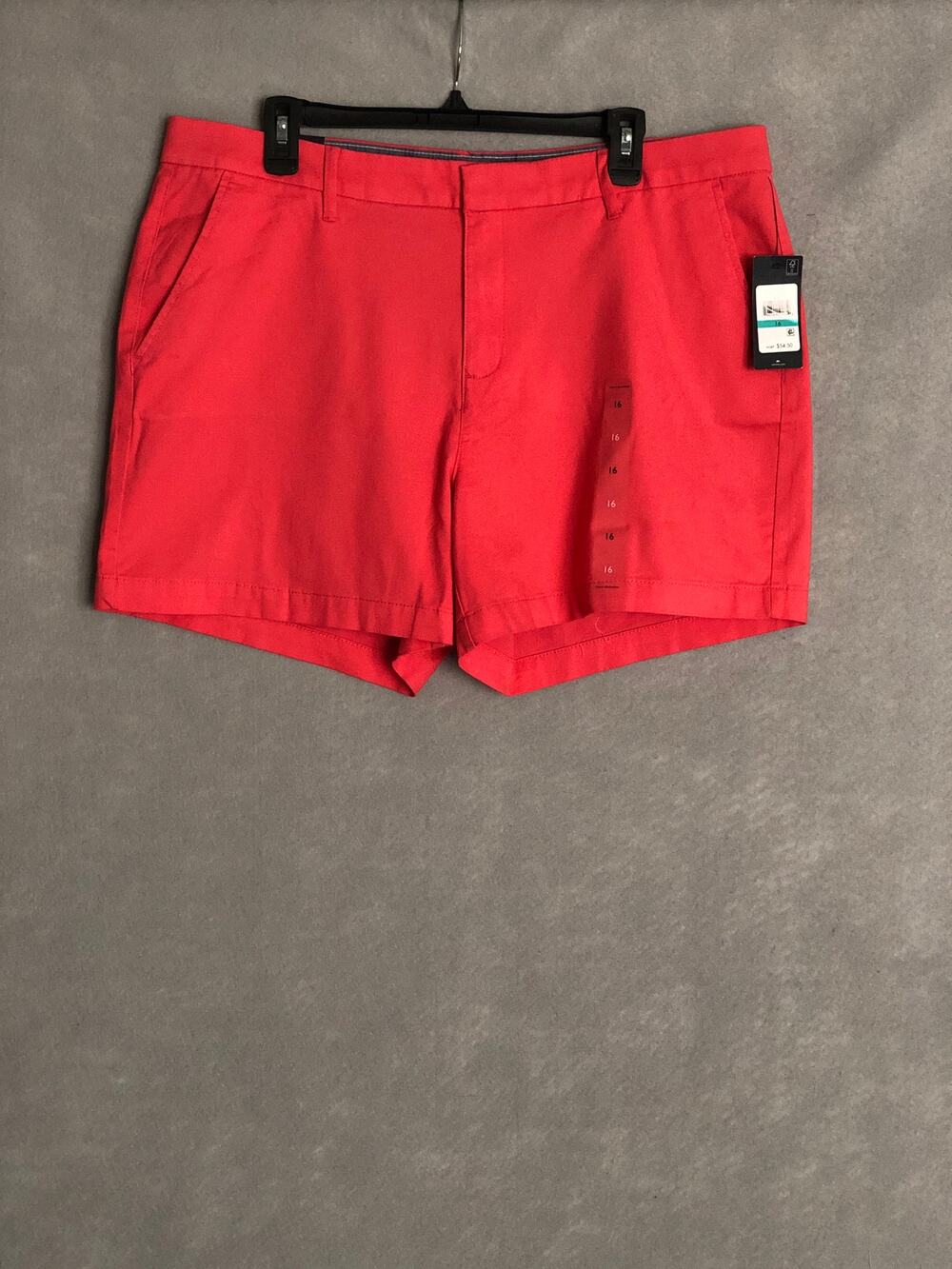 Tommy Hilfiger Hollywood Shorts Orange Women's Size 16 NEW